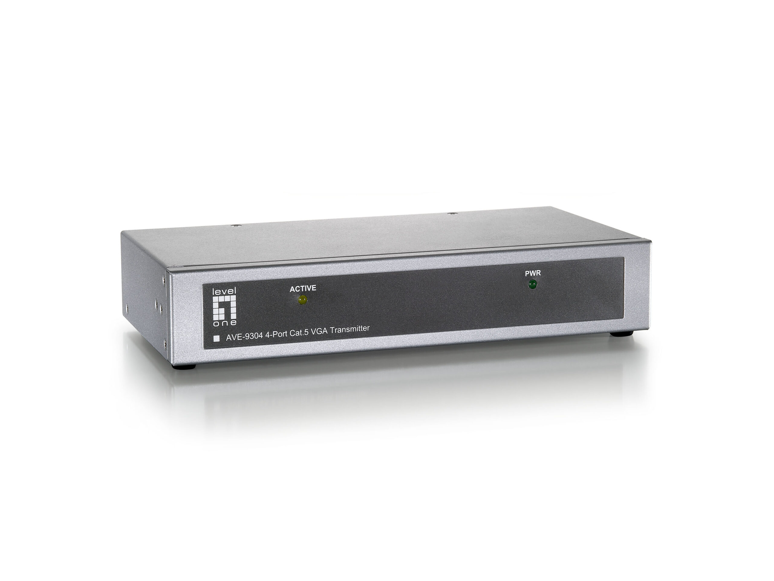 LevelOne AVE-9304 audio/video extender AV-zender Zwart, Zilver