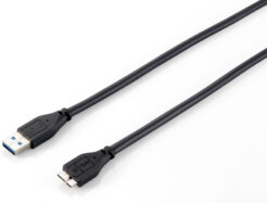 Equip 128397 USB 3.0 A naar Micro-B kabel, M/M, 1,8 m, 5Gbps, zwart - Afbeelding 2