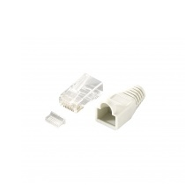 Equip 121175 kabel-connector RJ-45 Transparant, Wit - Afbeelding 2