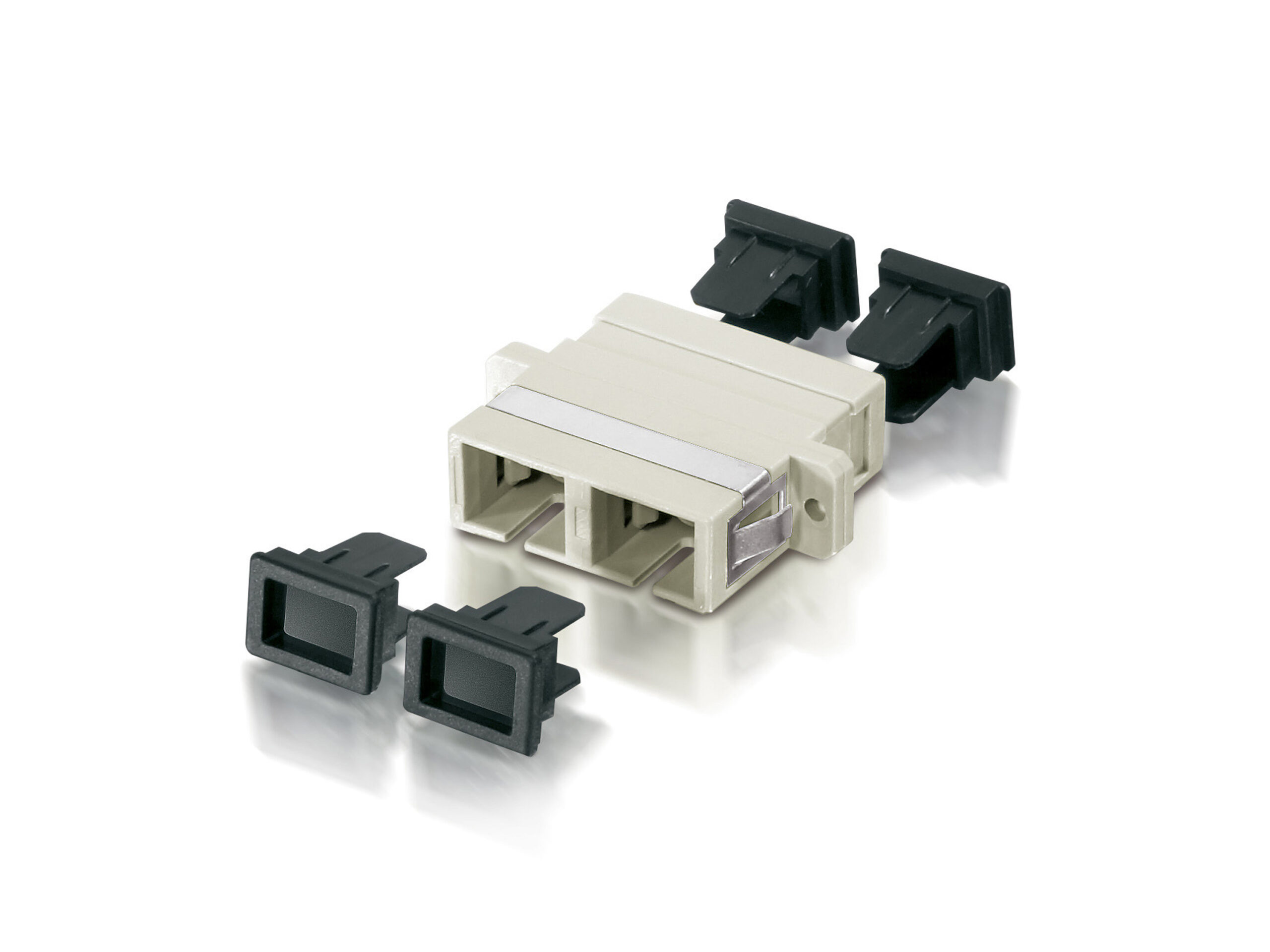 Equip 156145 glasvezeladapter SC 12 stuk(s) Beige