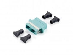 Equip 156143 glasvezeladapter SC 12 stuk(s) Turkoois