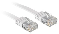Lindy 3m Cat.6 netwerkkabel Wit Cat6