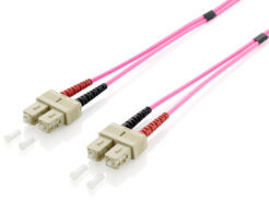 Equip 255529 InfiniBand en Glasvezelkabel 0,5 m SC Violet