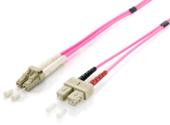 Equip 255539 InfiniBand en Glasvezelkabel 0,5 m LC SC Violet - Afbeelding 2