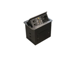 Equip 333341 wandcontactdoos Zwart - Afbeelding 2