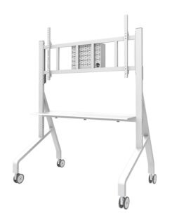 Neomounts FL50-575WH1 TV trolley 65-115" - snelle installatie - TÜV - Afbeelding 3