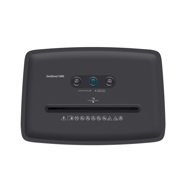 HP OneShred 10MC papiervernietiger Microversnippering 65 dB 22 cm Wit - Afbeelding 6