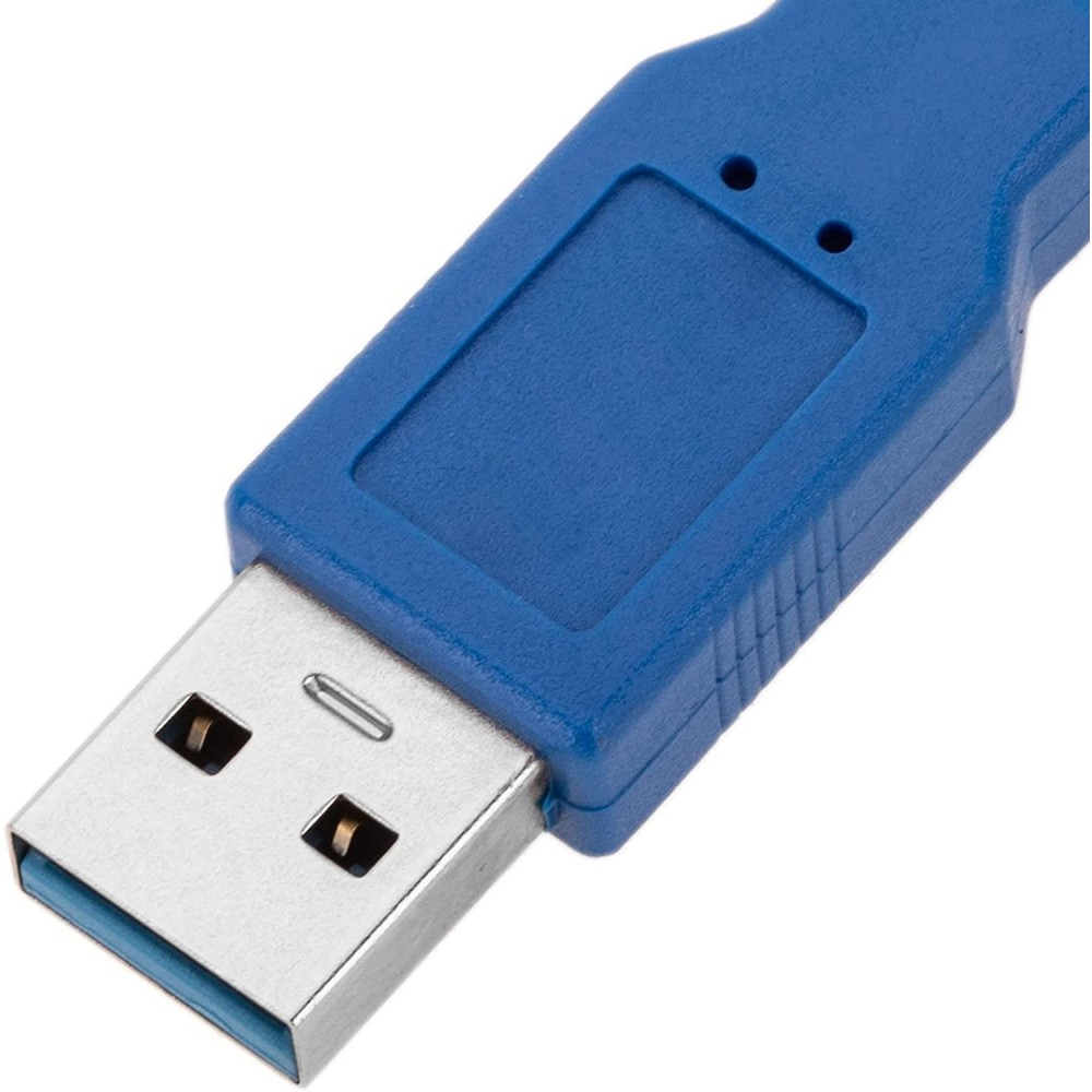 Techly 0.5m USB 3.0 A M/F USB-kabel USB 3.2 Gen 1 (3.1 Gen 1) 0,5 m USB A Blauw - Afbeelding 9