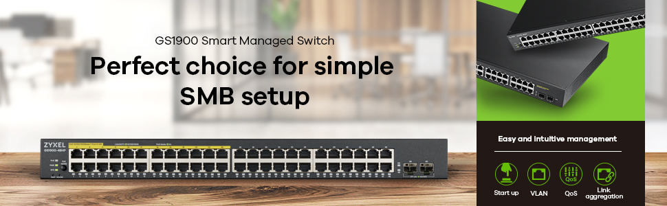 Zyxel GS1900-48 v2, 48-port GbE L2 Smart Switch, rackmount - Afbeelding 6