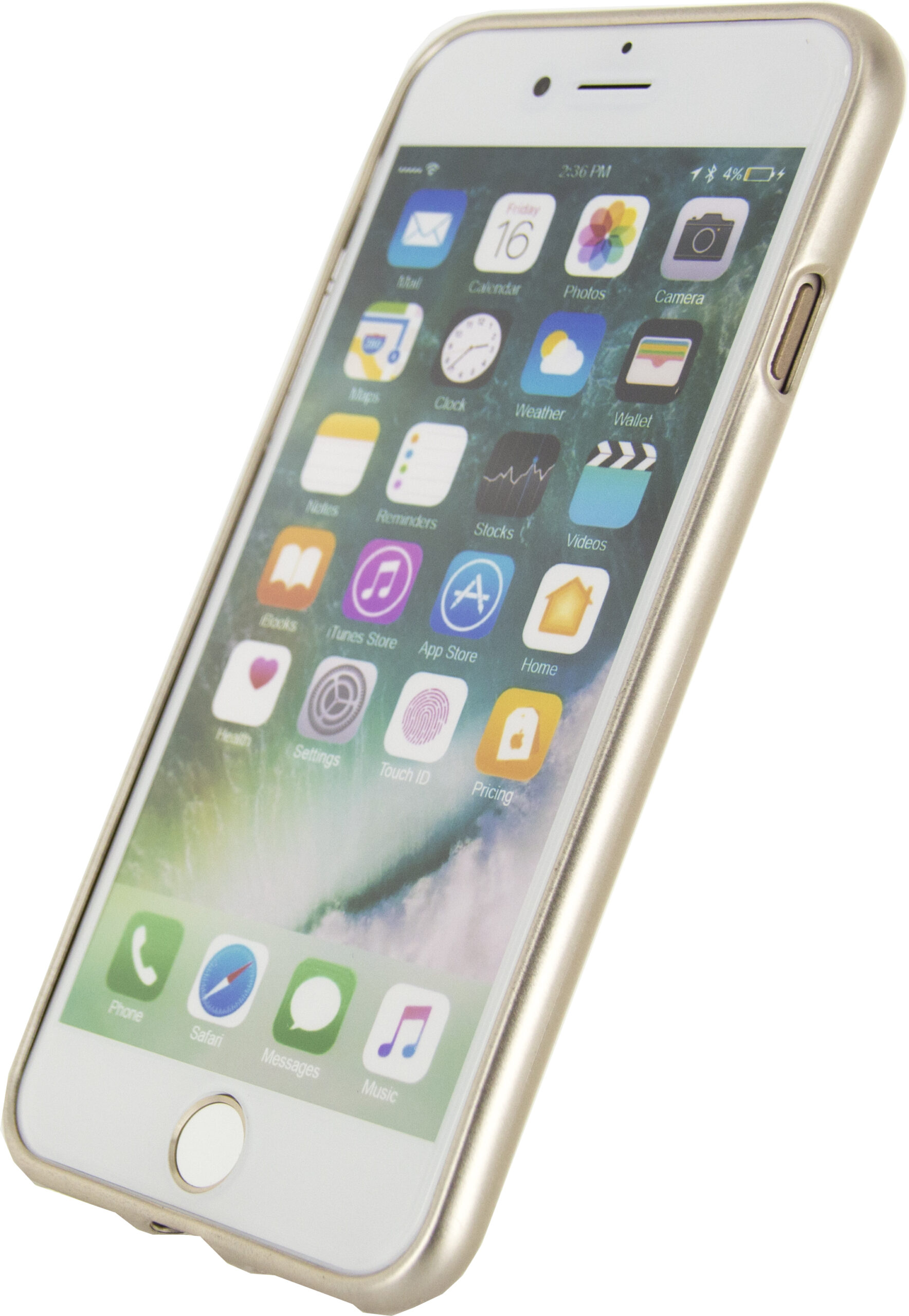Mobilize Metallic Gelly Case Apple iPhone 7/8/SE (2020/2022) Champagne Gold - Afbeelding 2