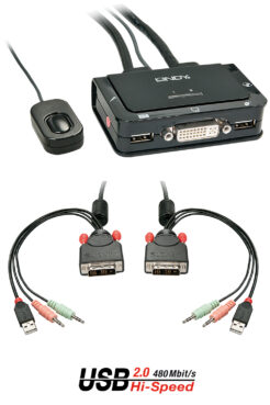 Lindy 42341 KVM-switch Zwart