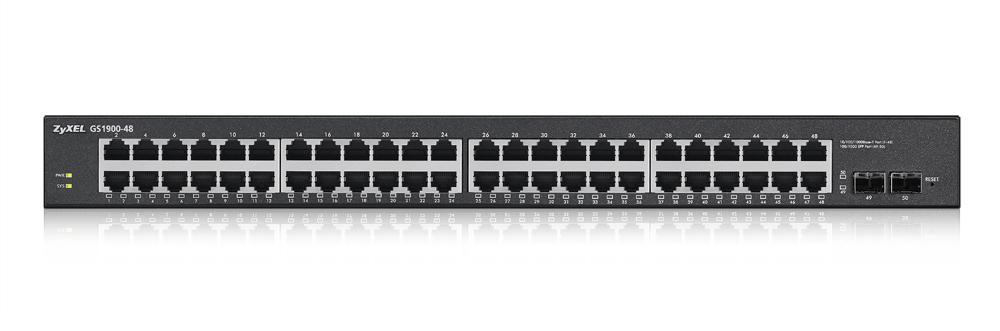 Zyxel GS1900-48 v2, 48-port GbE L2 Smart Switch, rackmount - Afbeelding 4