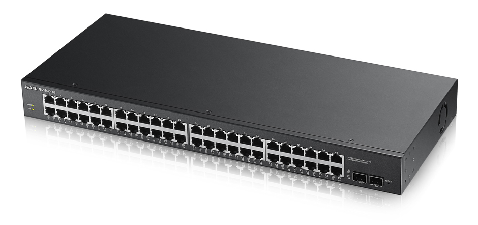 Zyxel GS1900-48 v2, 48-port GbE L2 Smart Switch, rackmount - Afbeelding 2