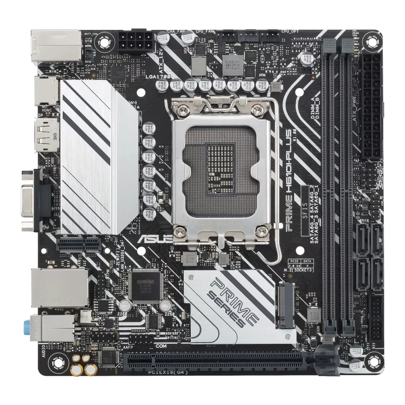 ASUS PRIME H610I-PLUS-CSM Intel H610 LGA 1700 mini ITX - Afbeelding 2