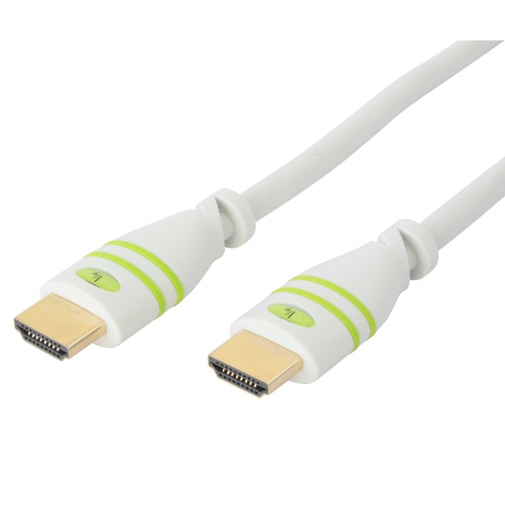 Techly 2.0m HDMI M/M HDMI kabel 2 m HDMI Type A (Standaard) Wit - Afbeelding 2