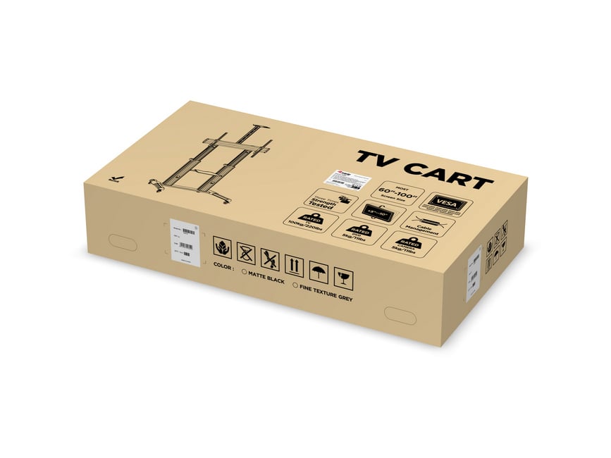 Equip 650605 60"-100” Heavy Duty Mobiele Vloersteun - Afbeelding 8