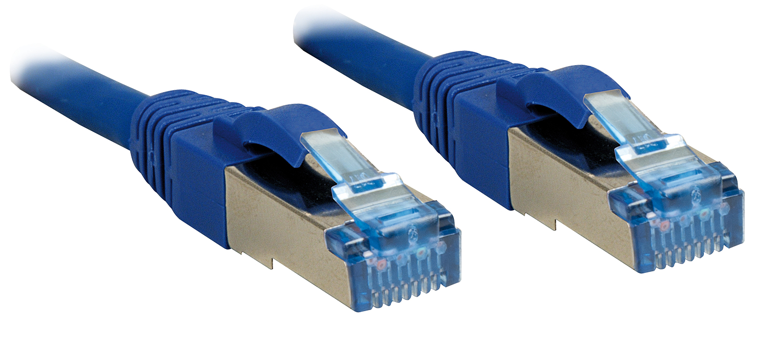 Lindy 47147 netwerkkabel Blauw 1 m Cat6a S/FTP (S-STP)