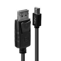 Lindy 41646 DisplayPort kabel 2 m Mini DisplayPort Zwart - Afbeelding 2