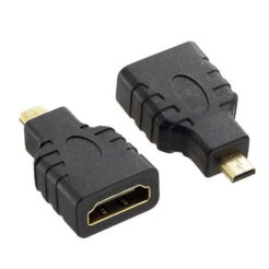 Techly Micro D HDMI - HDMI M/F Micro HDMI D Zwart - Afbeelding 2
