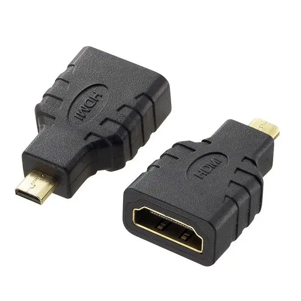Techly Micro D HDMI - HDMI M/F Micro HDMI D Zwart - Afbeelding 3