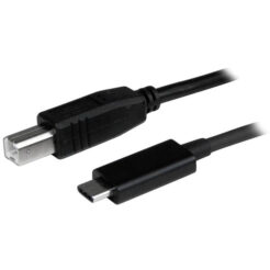 StarTech.com 1m USB-B naar USB-C Kabel, USB 2.0, Type C naar USB-B Data Transfer Kabel