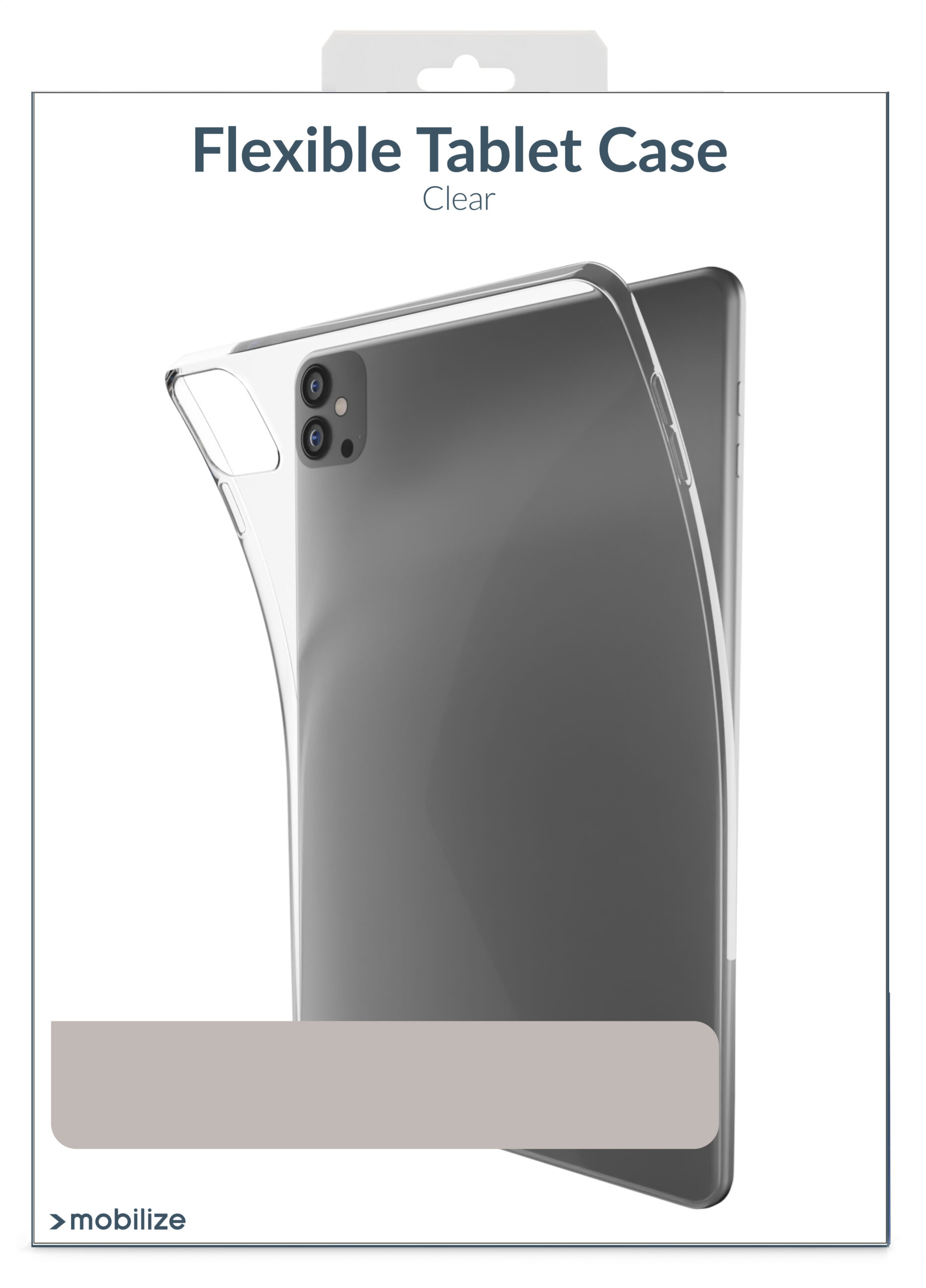 Mobilize Gelly Case Samsung Galaxy Tab S9+/S9 FE+/S10+ 12.4 Clear - Afbeelding 2