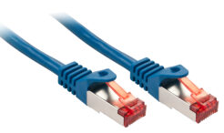 Lindy Cat.6 S/FTP 0.5m netwerkkabel Blauw 0,5 m Cat6 S/FTP (S-STP)