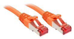 Lindy Rj45/Rj45 Cat6 0.3m netwerkkabel Oranje 0,3 m S/FTP (S-STP)