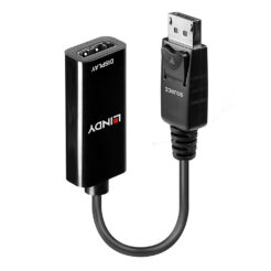 Lindy 41718 video kabel adapter 0,15 m DisplayPort HDMI Zwart - Afbeelding 2