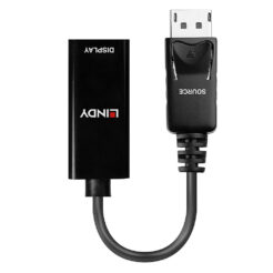 Lindy 41718 video kabel adapter 0,15 m DisplayPort HDMI Zwart - Afbeelding 3