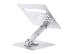 Conceptronic DONN27G Laptopstandaard met 7-in-1 dockingstation, 360° draaibare voet, opvouwbaar, in hoogte verstelbaar - Afbeelding 5