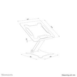 Neomounts DS20-740BL1 Laptopstandaard 11-15" - hoogteverstelbaar - opvouwbaar - compact - universeel - Afbeelding 21
