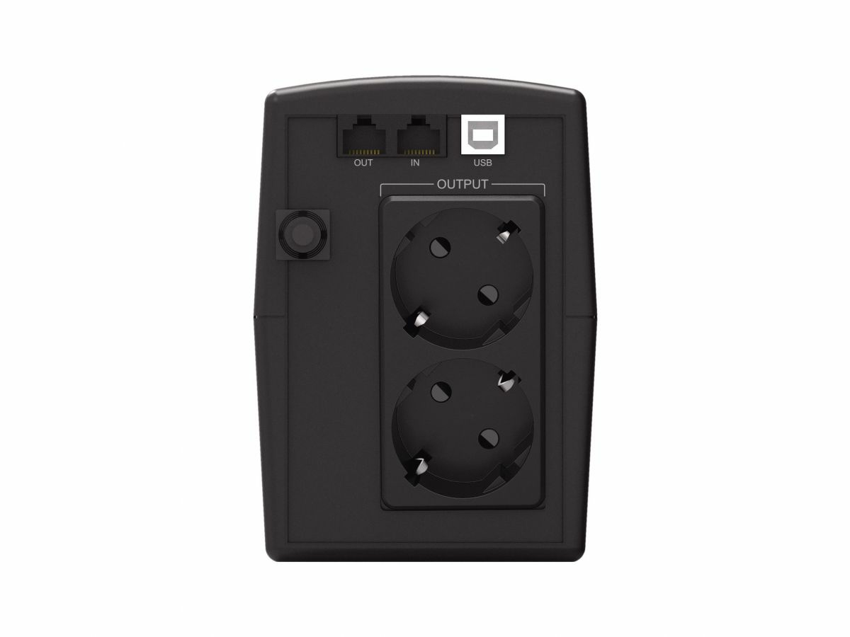 Conceptronic ZEUS07ES UPS Line-interactive 1 kVA 600 W 2 AC-uitgang(en) - Afbeelding 3