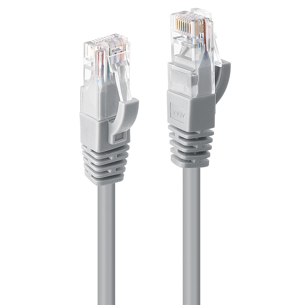 Lindy 48004 netwerkkabel Grijs 3 m Cat6 U/UTP (UTP)
