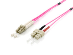 Equip 255536 InfiniBand en Glasvezelkabel 10 m 2x LC 2x SC Roze - Afbeelding 2