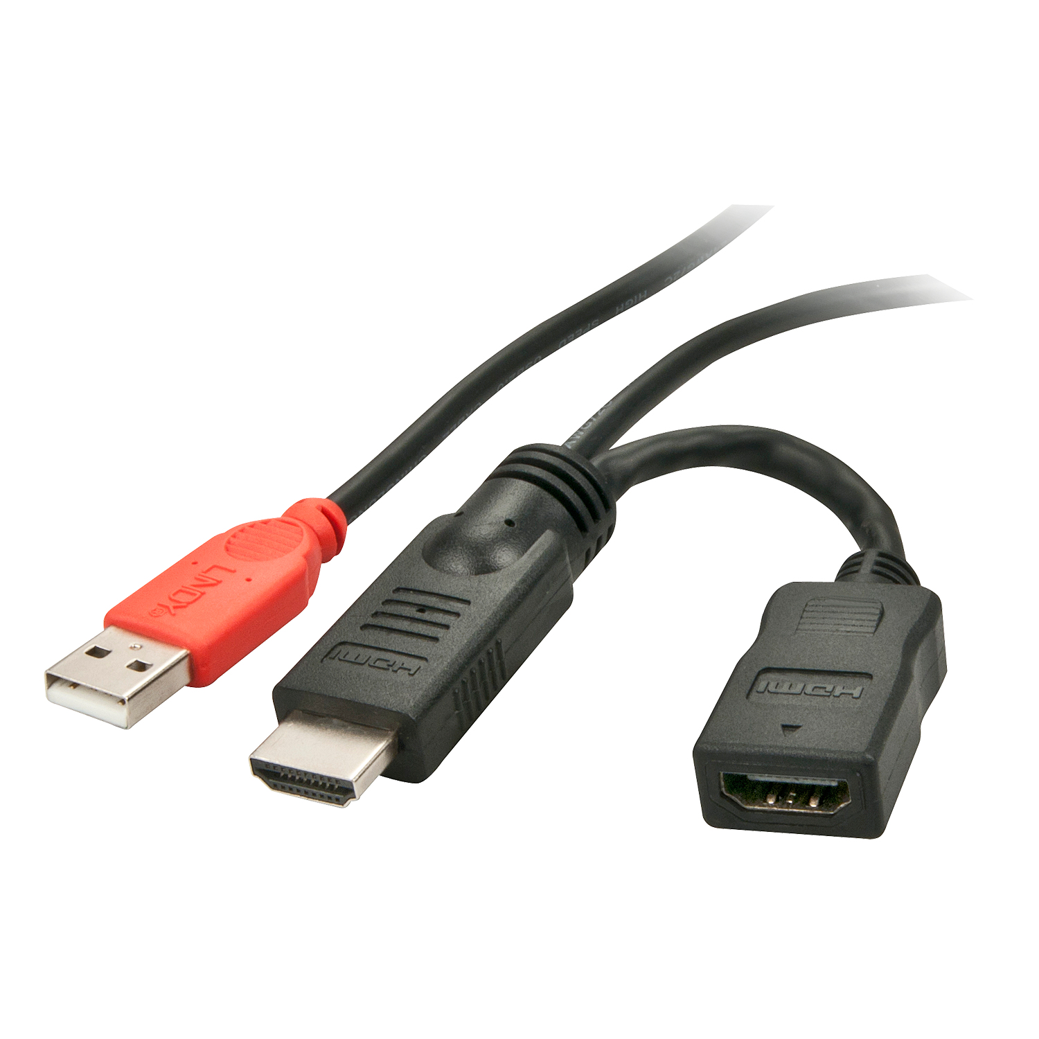 Lindy 41080 USB grafische adapter Zwart, Rood - Afbeelding 2