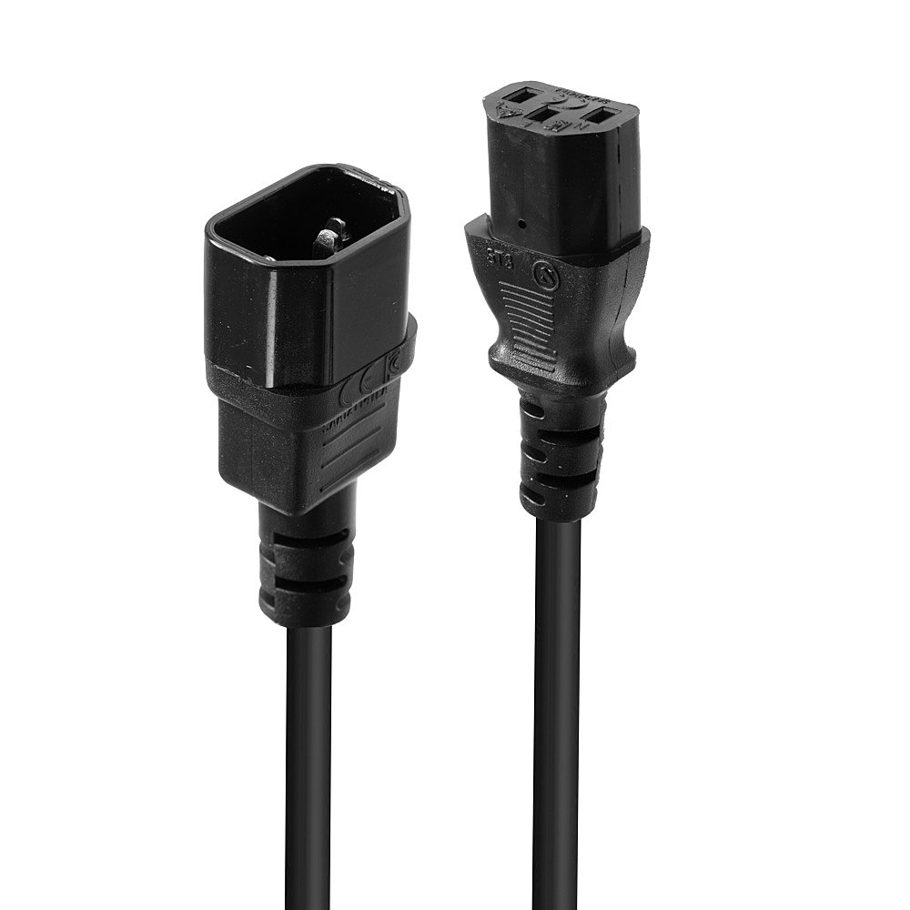 Lindy 30320 electriciteitssnoer Zwart 0,5 m C14 stekker C13 stekker - Afbeelding 2