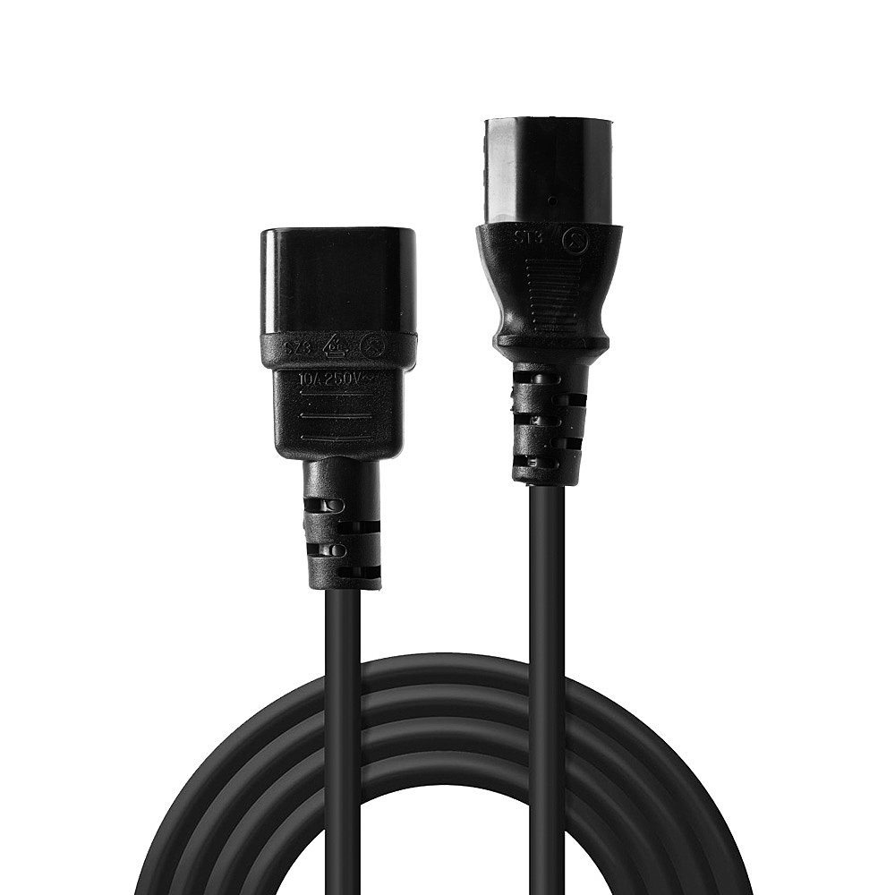 Lindy 30320 electriciteitssnoer Zwart 0,5 m C14 stekker C13 stekker - Afbeelding 3