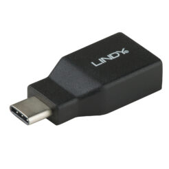 Lindy 41899 tussenstuk voor kabels USB 3.1-C USB 3.1-A Zwart - Afbeelding 2