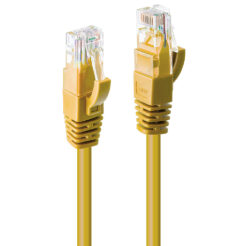 Lindy 48062 netwerkkabel Geel 1 m Cat6 U/UTP (UTP)