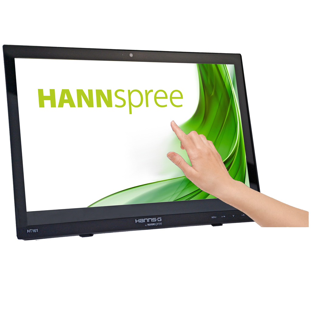 Hannspree HT161HNB computer monitor 39,6 cm (15.6") 1366 x 768 Pixels HD LED Touchscreen Tafelblad Zwart - Afbeelding 3