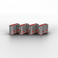 Lindy 40450 poortblokker Poortblokker + sleutel USB Type-A Roze Acrylonitrielbutadieenstyreen (ABS) 5 stuk(s) - Afbeelding 3