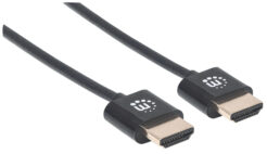 Manhattan 394376 HDMI kabel 3 m HDMI Type A (Standaard) Zwart - Afbeelding 3