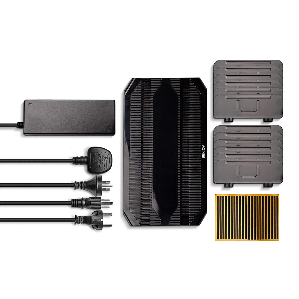 Lindy 73309 organizer voor laadstation Vrijstaand Kunststof Zwart - Afbeelding 4