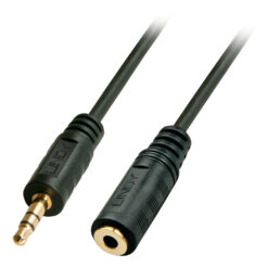 Lindy 35656 audio kabel 10 m 3.5mm Zwart - Afbeelding 2