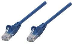 Intellinet Netwerk patchkabel, Cat6A, 0,25 m, blauw, koper, S/FTP, LSOH/LSZH, PVC, RJ45, vergulde contacten, snagless, booted, levenslange garantie - Afbeelding 2
