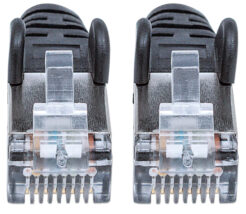 Intellinet Netwerk patchkabel, Cat6A, 10 m, zwart, koper, S/FTP, LSOH/LSZH, PVC, RJ45, vergulde contacten, snagless, booted, levenslange garantie - Afbeelding 4