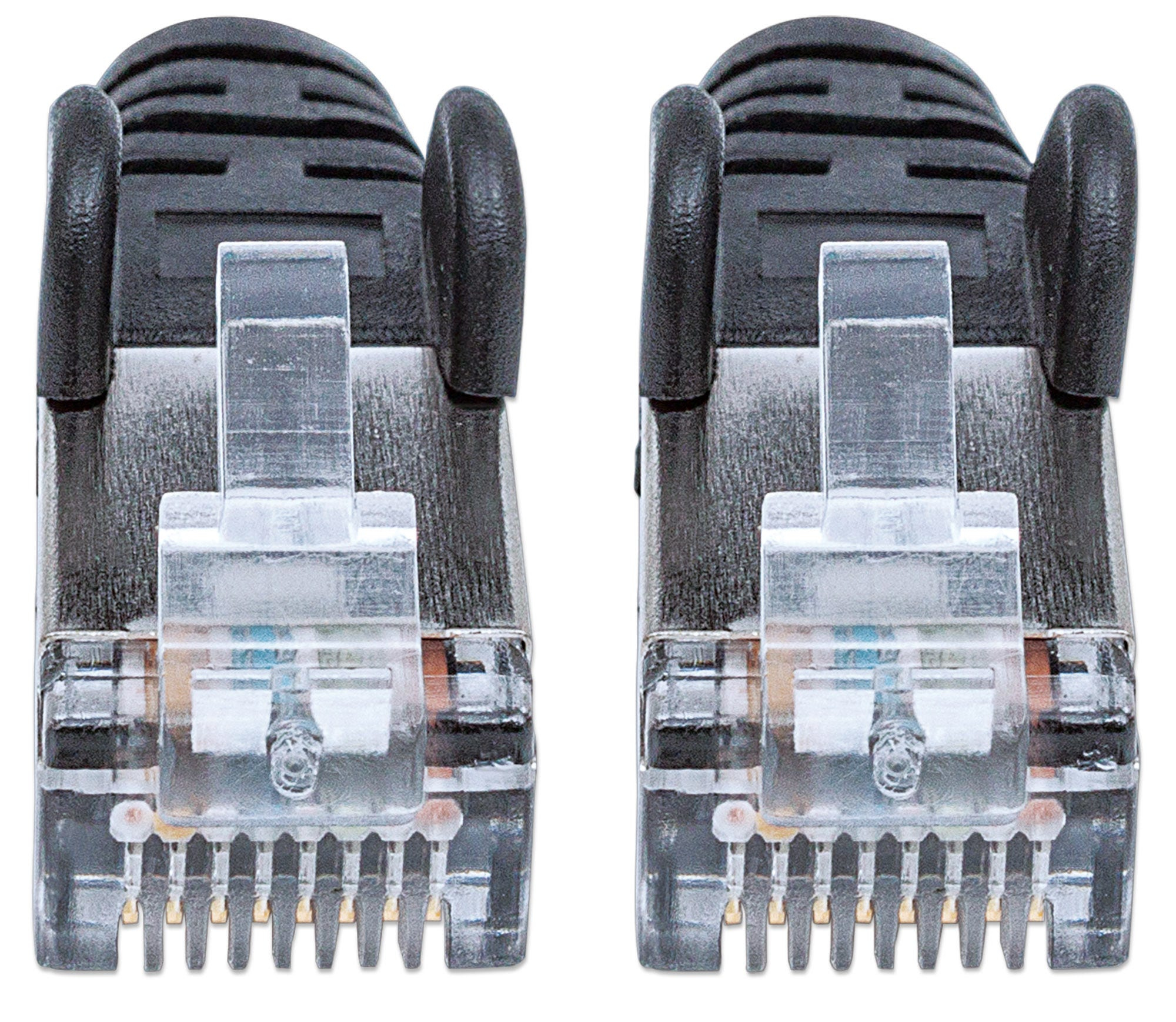 Intellinet Netwerk patchkabel, Cat6A, 10 m, zwart, koper, S/FTP, LSOH/LSZH, PVC, RJ45, vergulde contacten, snagless, booted, levenslange garantie - Afbeelding 4