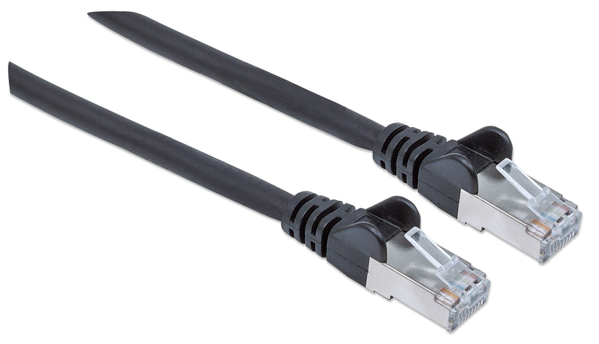 Intellinet Netwerk patchkabel, Cat6A, 10 m, zwart, koper, S/FTP, LSOH/LSZH, PVC, RJ45, vergulde contacten, snagless, booted, levenslange garantie - Afbeelding 3