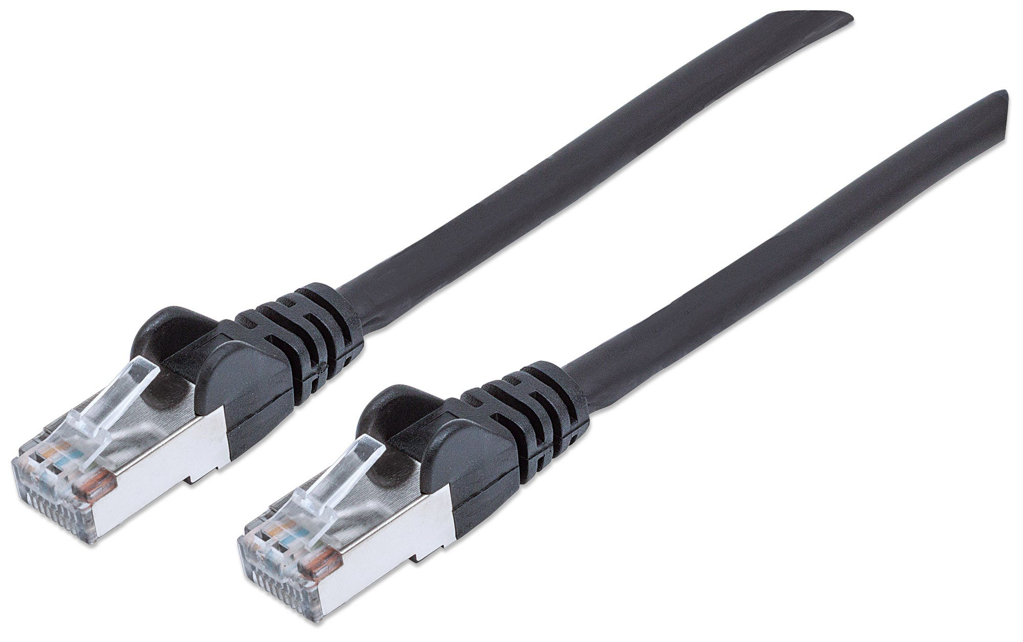 Intellinet Netwerk patchkabel, Cat6A, 10 m, zwart, koper, S/FTP, LSOH/LSZH, PVC, RJ45, vergulde contacten, snagless, booted, levenslange garantie - Afbeelding 2